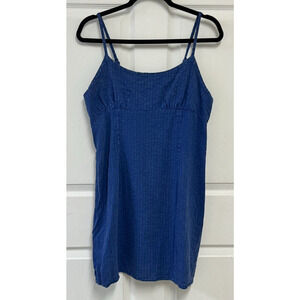 Wild Fable Blue Open Back Dress with Straps XL